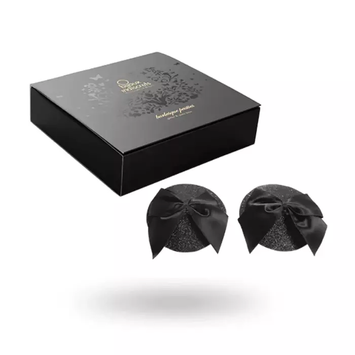 Līmējamās krūšu uzlīmes BIJOUX Burlesque Shiny Photo 5