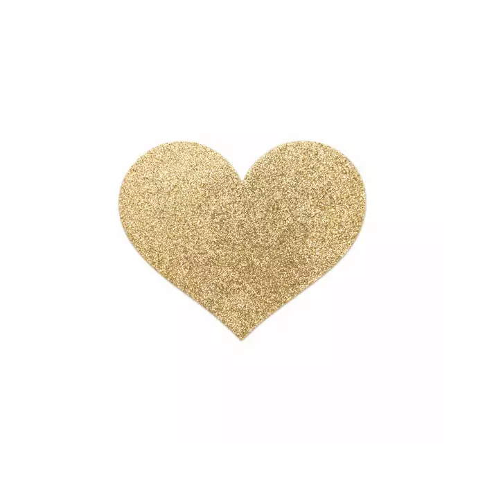 Nipple covers BIJOUX Golden Heart — gold pasties Photo 2