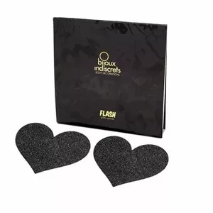 BIJOUX PEZONERAS FLASH BLACK HEART