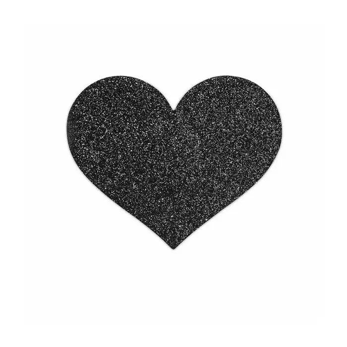 Nipple pasties BIJOUX Flash Black Heart Photo 2