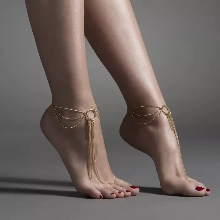 Ankle Bracelet BIJOUX Magnifique — women's golden anklet Photo 2