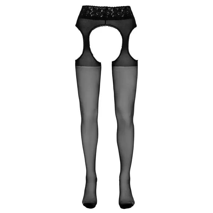 Suspender tights Cottelli Collection — lace cut-out Photo 5