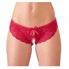 Cottelli Collection Lace Briefs Crotchless S — sieviešu mežģīņu biksītes Photo 2