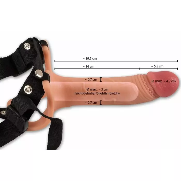 Strap-on Sleeve RealistixXx Realistixxx — silicone 19.5 cm Photo 6