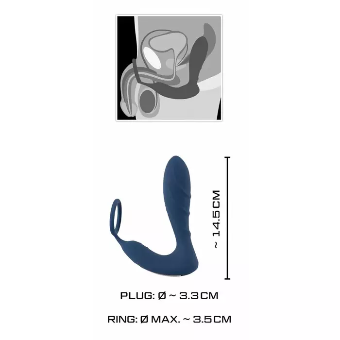 You2Toys Vibrating Prostate Plug with C — prostatas ieliktņa Photo 11
