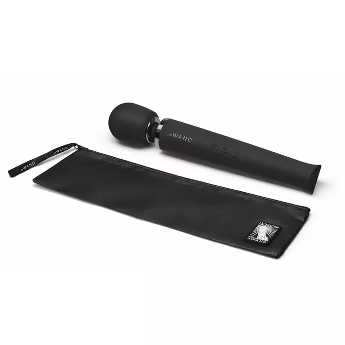 Rokas masāžieris le wand Black — kompakts nūjiņa 34 cm Photo 3