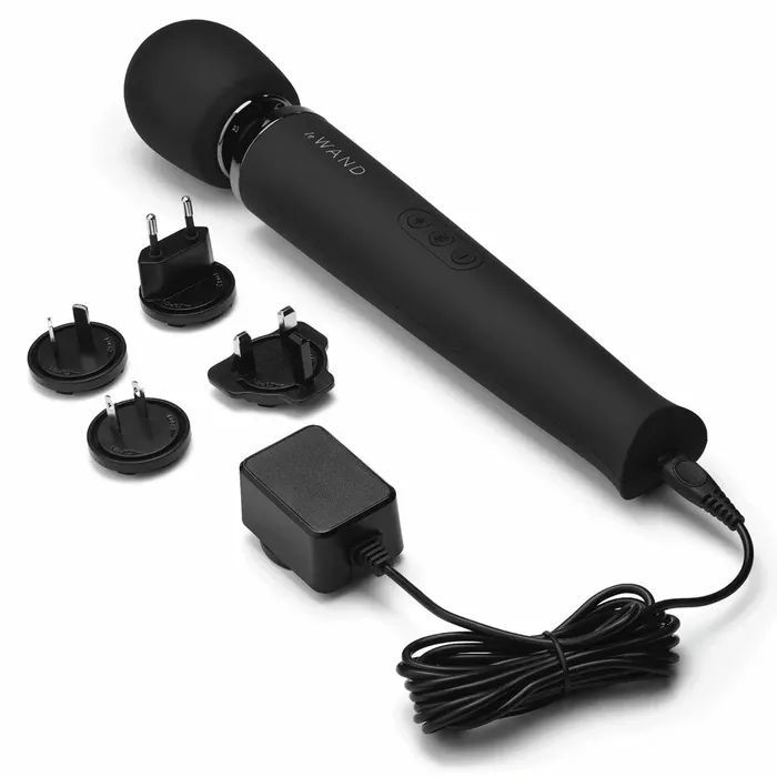 Rokas masāžieris le wand Black — kompakts nūjiņa 34 cm Photo 4