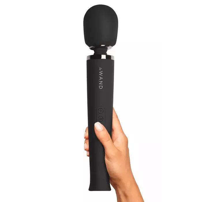 Rokas masāžieris le wand Black — kompakts nūjiņa 34 cm Photo 5