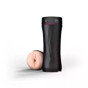 Mystim Opus E - Vaginal Version Male stroker Black, Natural Acrylonitrile butadiene styrene (ABS), Thermoplastic elastomer (TPE)