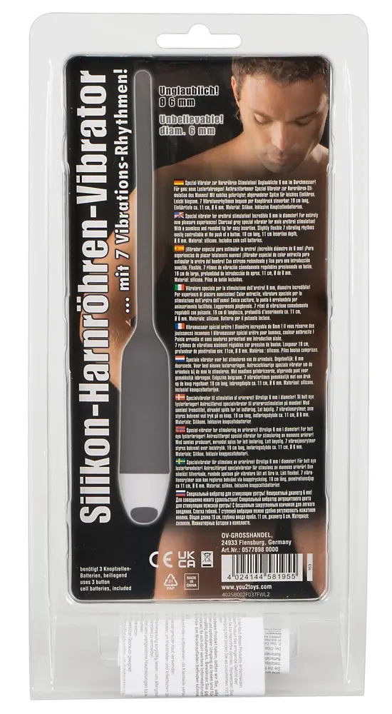 You2Toys Men's Dilator grey urethral vibrator Photo 10