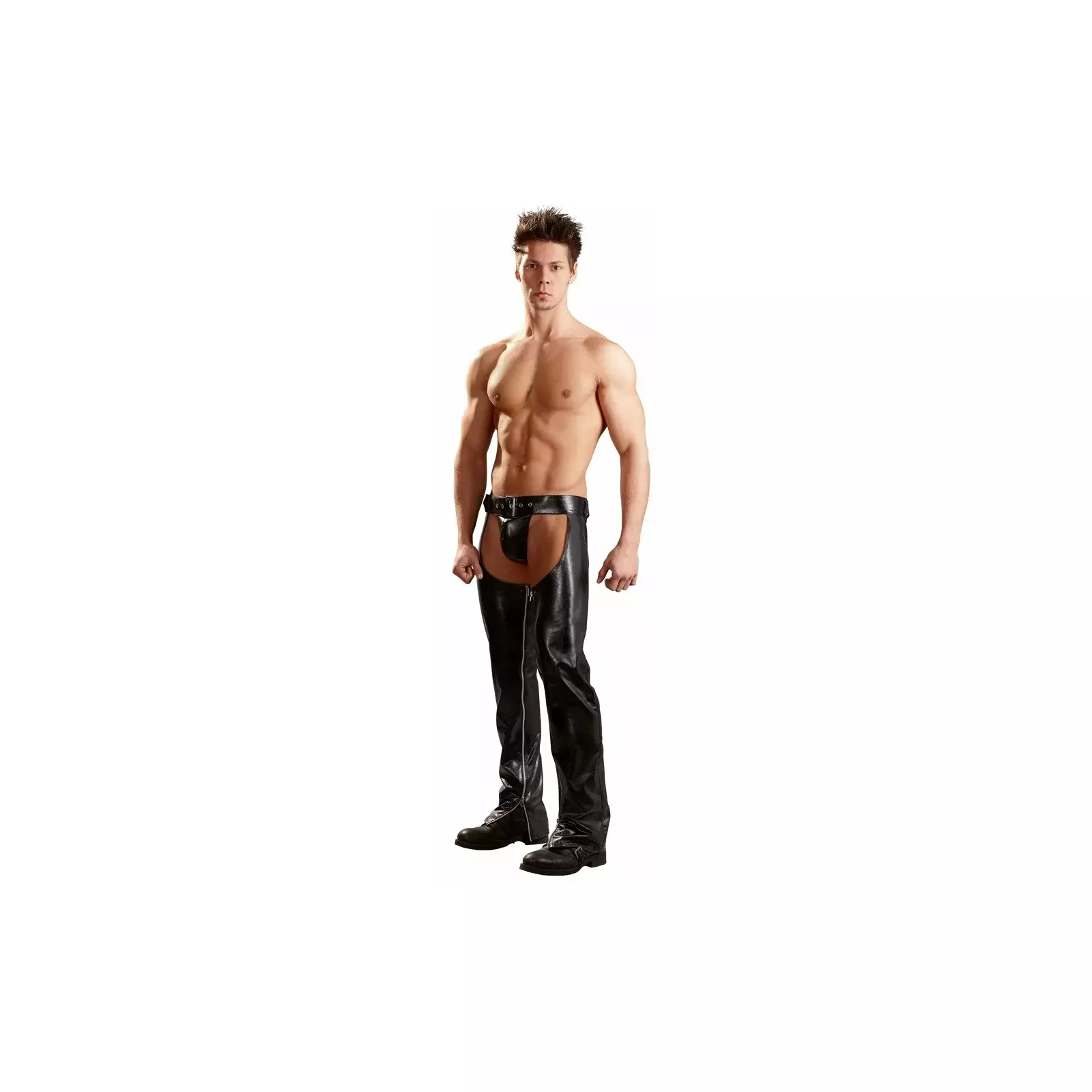 Men's Imitation Leather Chaps S, 21400711701 Photo 2