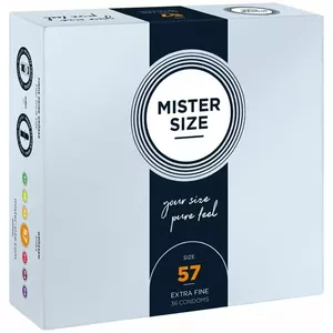 MISTER SIZE 57 36 pcs Gludi, nolīdzināti