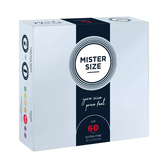 Vīriešu prezervatīvs MISTER SIZE 60, MR6036 Photo 1