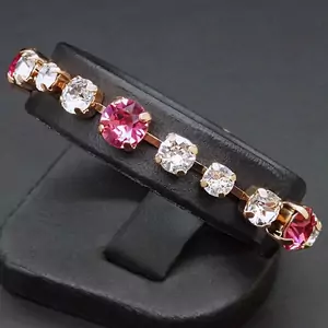 Aproce "Klasika II (Light Rose, Crystal)" ar Swarovski™ kristāliem