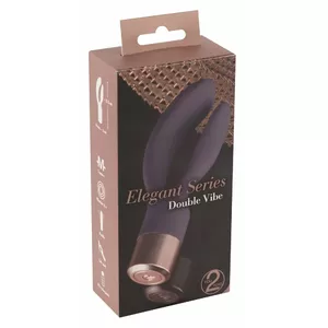 Вибратор You2Toys Elegant Vibrator Double Vibe — силикон, двойная стимуляция, водонепроницаемый, перезаряжаемый, 15,2 см, Ø 3 см
