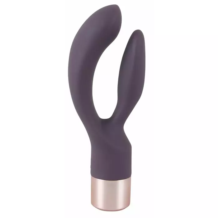 You2Toys Elegant Vibrator Double Vibe — silicone rabbit 15.2 cm Photo 3