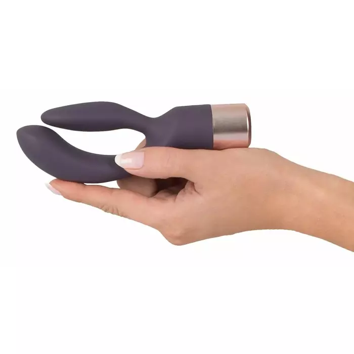 You2Toys Elegant Vibrator Double Vibe — silicone rabbit 15.2 cm Photo 5