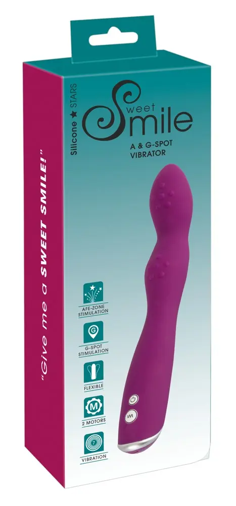 Vibrator Sweet Smile A&G-Spot — silicone G-spot stimulator Photo 10