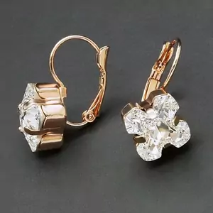 Earrings "Byzantine Cross" with Crystals From Swarovski™
