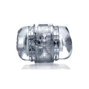 Kabatas masturbators Fleshlight Riley Reid Quickshot Caurspīdīgs — atvērtā uzmava, garums 11 cm, iekšējais Ø 0.5–4.9 cm, ABS/TPE