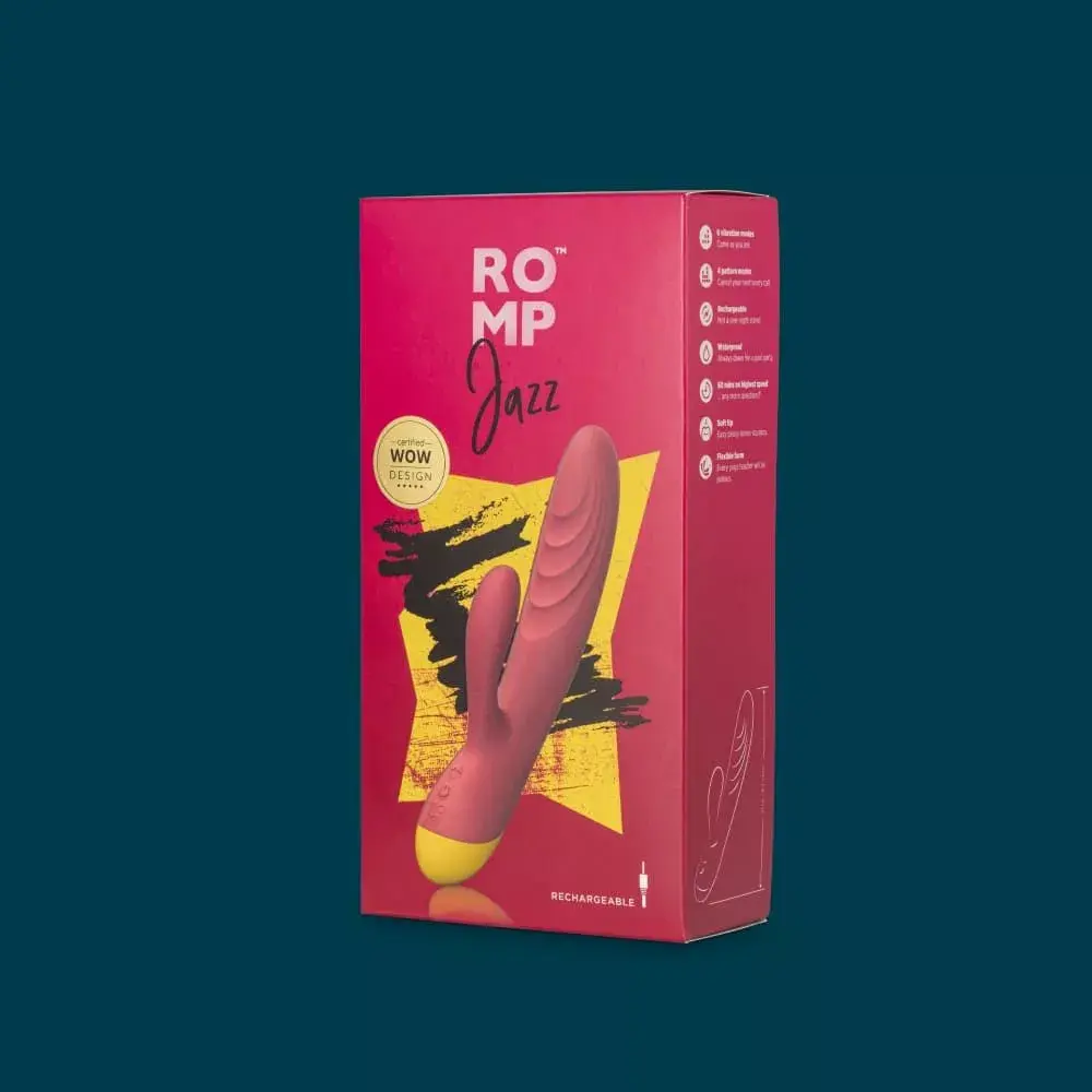 ROMP Jazz trusīša tipa vibrators — uzlādējams masieris Photo 5