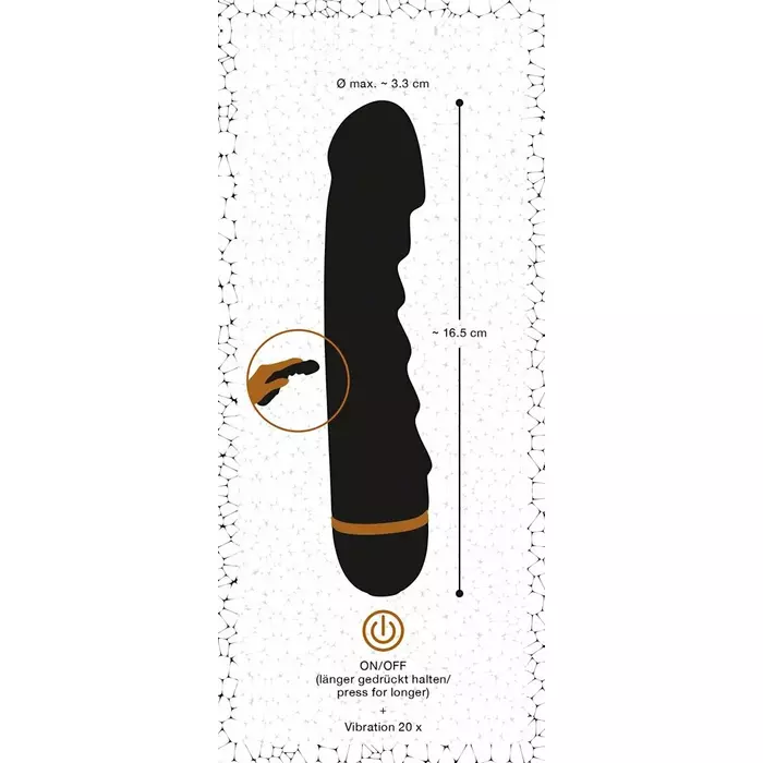 Вибратор You2Toys Bendy Ripple — 16,5 см, 2,5–3,3 см Photo 7