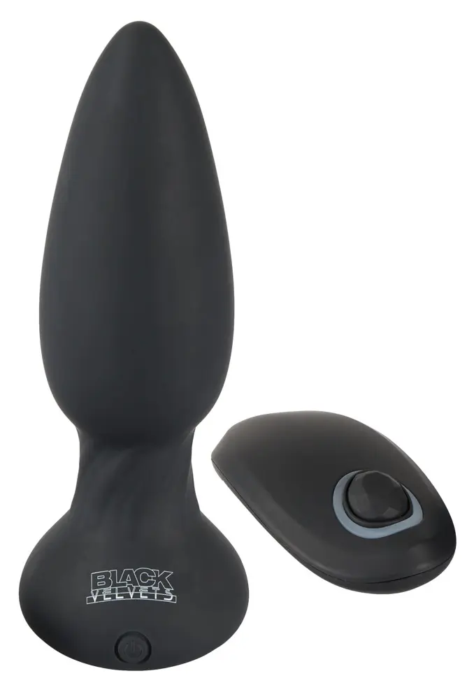 Anālā krūzīte Black Velvets RC Rotating — silikons, 14 cm Photo 9