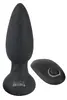 Anālā krūzīte Black Velvets RC Rotating — silikons, 14 cm Photo 9