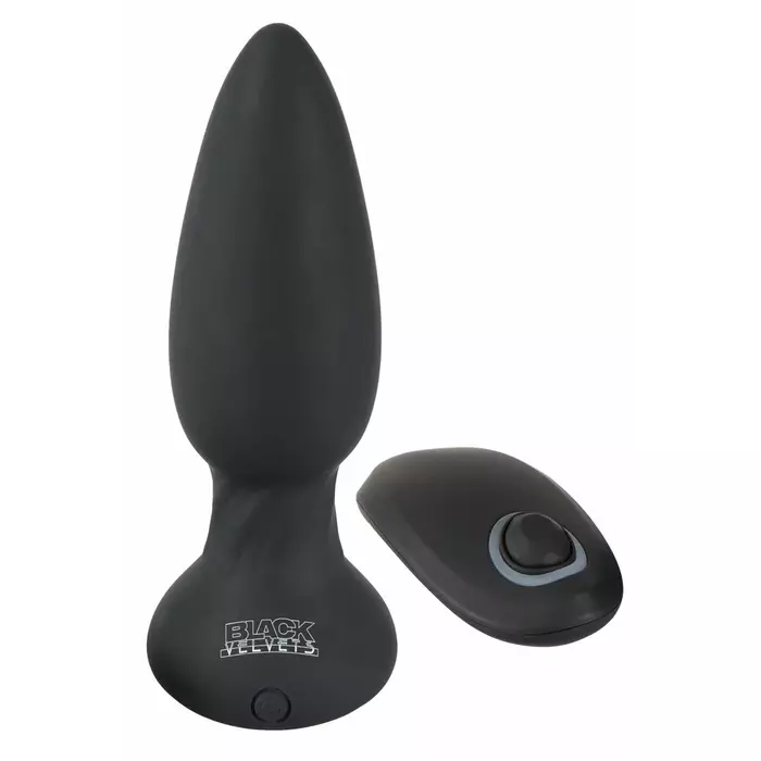 Anālā krūzīte Black Velvets RC Rotating — silikons, 14 cm Photo 2