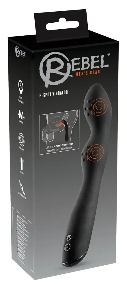 P-spot вибратор rebel P-Spot Vibrator — 23,5 см Photo 8