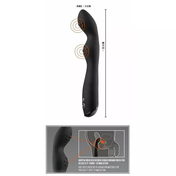 P-spot вибратор rebel P-Spot Vibrator — 23,5 см Photo 7