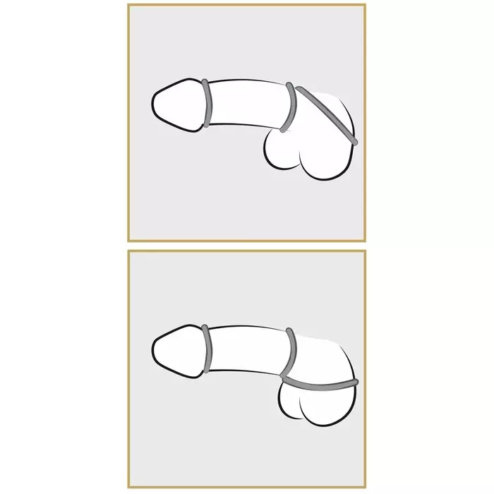 You2Toys Metallic Silicone Cock Ring se Photo 8
