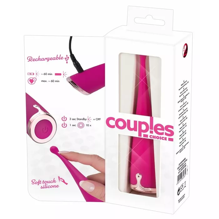 Вибратор Couples Choice Spot Vibrator — 17,5 см Photo 9