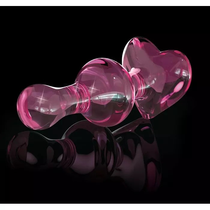 Стеклянный фаллоимитатор icicles No. 75 Pink Photo 5