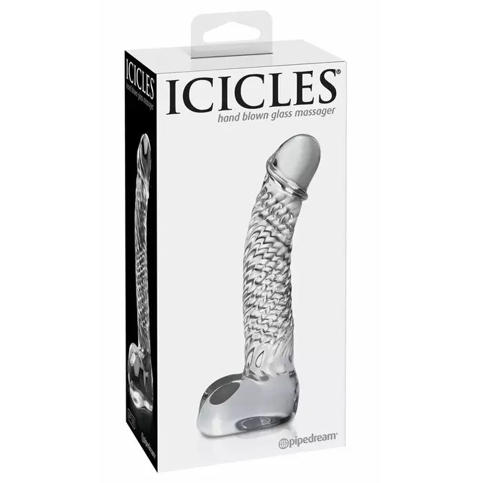 Стеклянный дилдо icicles No. 61 — icicles Photo 2