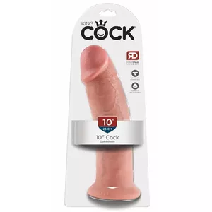 Дилдо King Cock Силикон Flesh 10"
