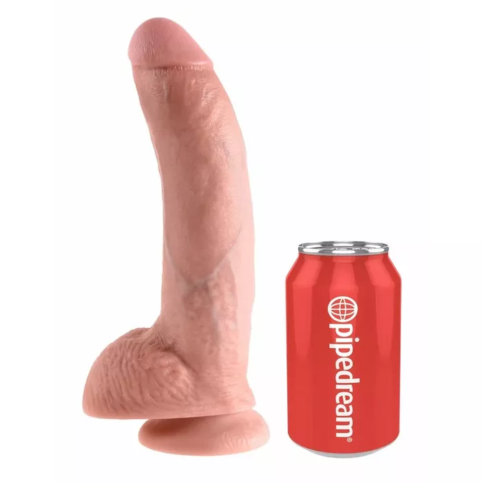 Dildo King Cock 9" — reālistisks, 22,9 cm, Ø 5,1 cm Photo 2