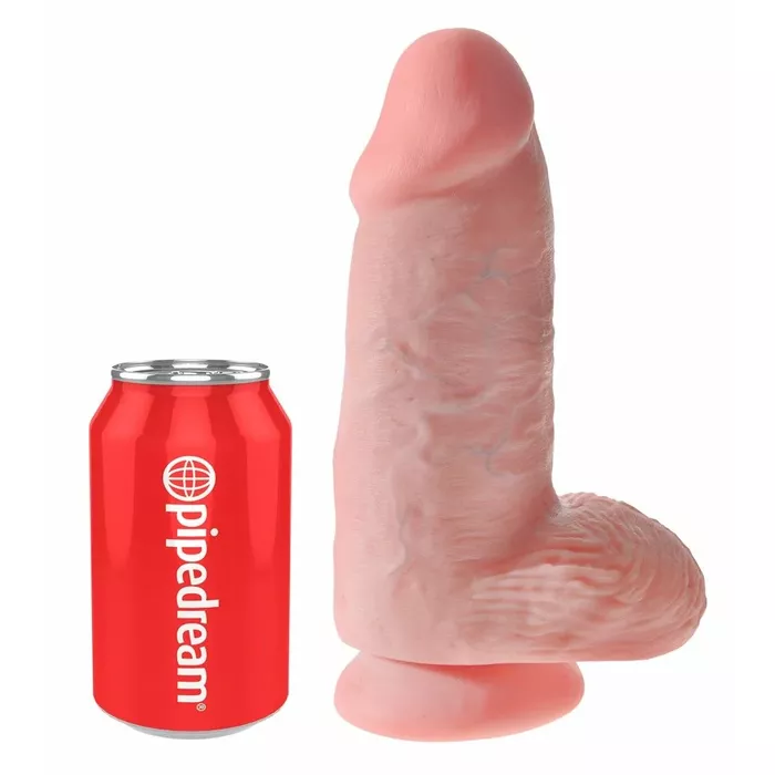 Dildo King Cock KC Chubby Light — silicone, 22.9 cm Photo 2