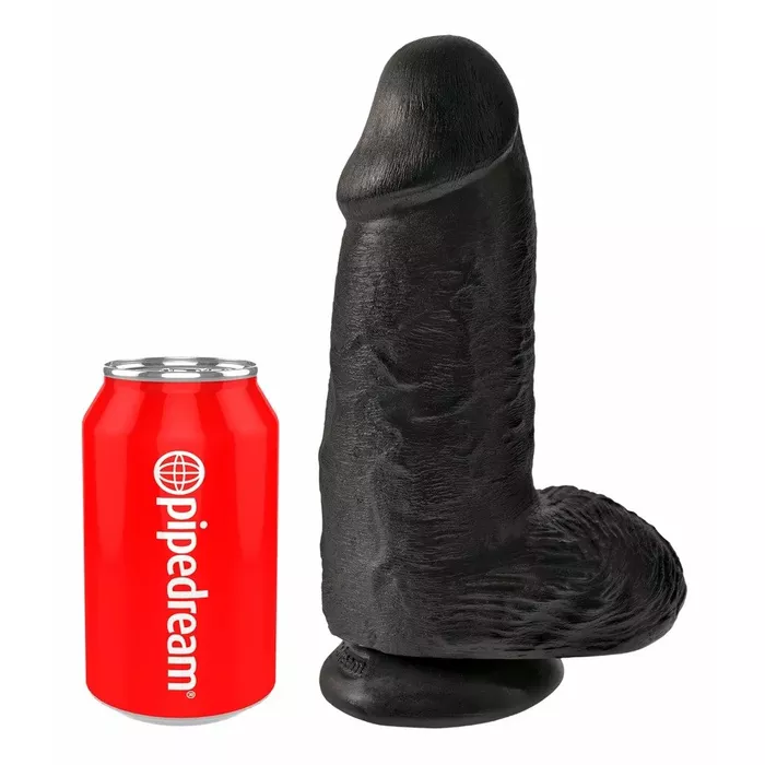 Dildo King Cock KC Chubby Dark — realistic PVC 22.9 cm Photo 2