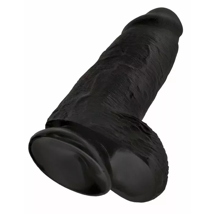Dildo King Cock KC Chubby Dark — realistic PVC 22.9 cm Photo 5