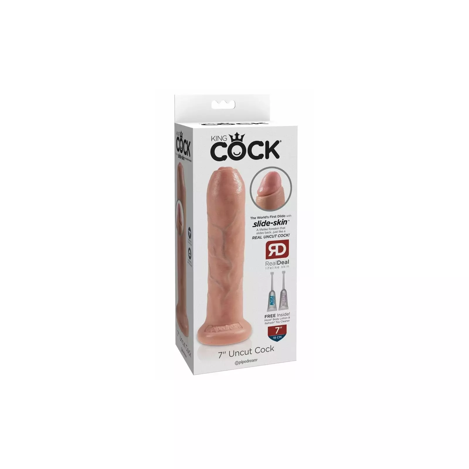 Дилдо King Cock KC 7" Uncut Photo 1