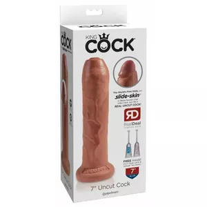 Дилдо King Cock Uncut Tan