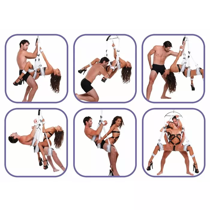 PIPEDREAM FFS Bondage Swing White — подвесные качели Photo 4
