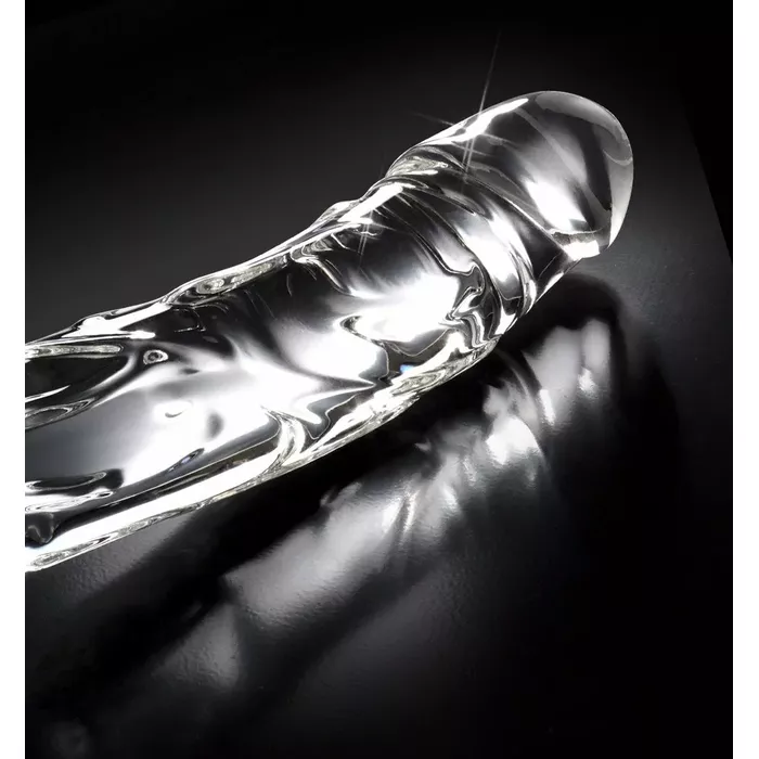 Стеклянный фаллоимитатор icicles No. 62 — 18 см, Ø 3 см Photo 3