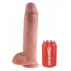 Dildo King Cock 11" Cock with Balls Light Photo 2