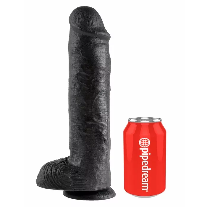 Dildo King Cock KC 11" Cock with Balls — 11" Photo 2