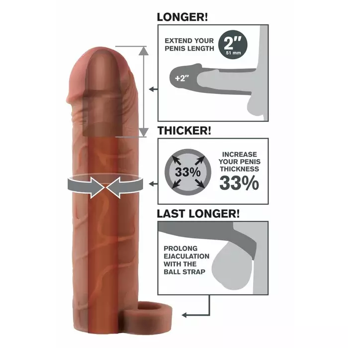 Penis Extension FantasyX FXTP 2" Ext Photo 4