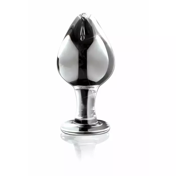 Stikla anālais plug icicles No. 25 — 9xØ4 cm Photo 2