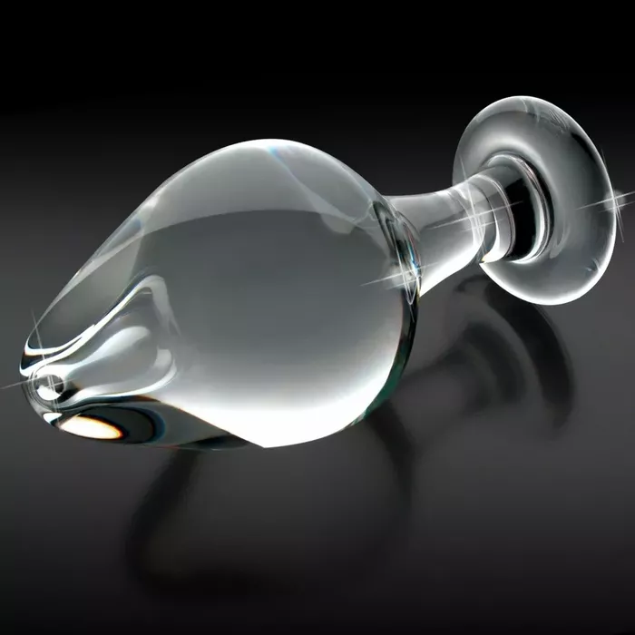 Stikla anālais plug icicles No. 25 — 9xØ4 cm Photo 3