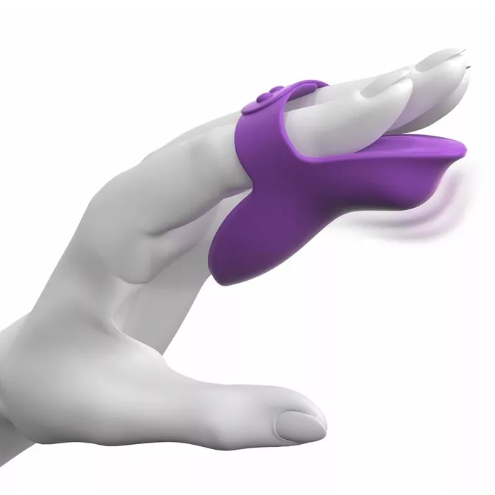 Finger Vibe fantasy for her FFH — silicone finger vibrator Photo 6